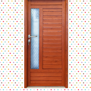 Pintu Aluminium Wood Colour ORCHARD