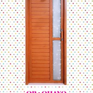 Pintu Aluminium Wood Colour